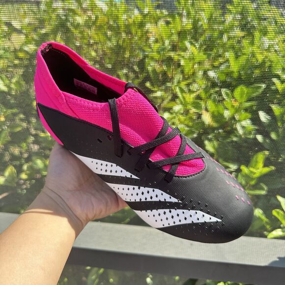 Adidas Predator Accuracy.3 FG Kid's Soccer Cleats Shoes Black GW4609 - Picture 5 of 15